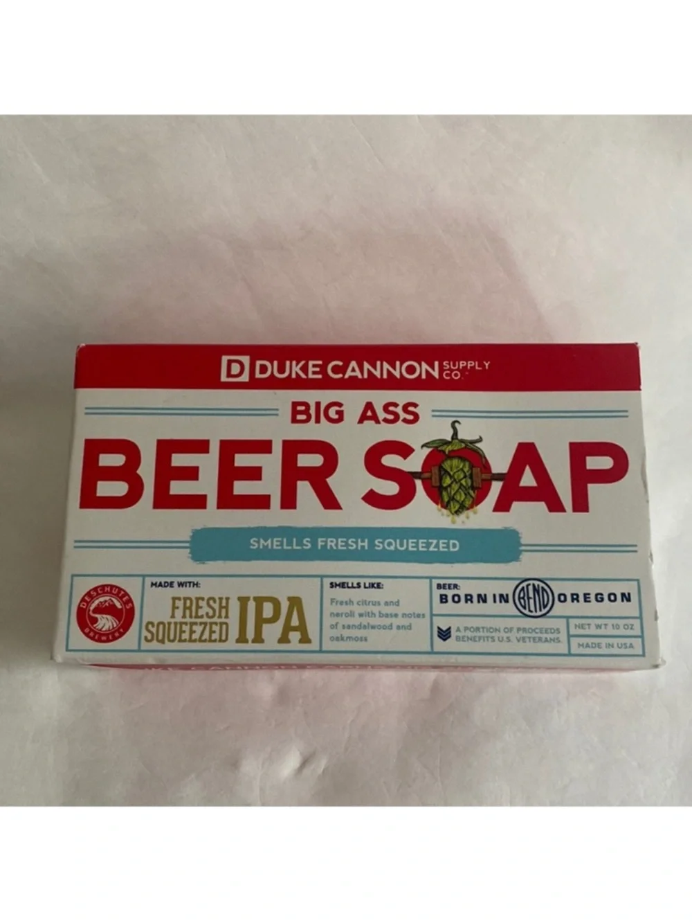 DUKE CANNON BIG BEER SOAP FRESH SQUEEZED IPA 10oz NIB
